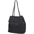 プラダ PRADA ロゴプレート トートバッグ ショルダーバッグ トートバッグ ナイロン ネロ(ブラック) レディース 中古