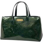ルイ・ヴィトン Louis Vuitton ウィルシャー PM トートバッグ ハンドバッグ モノグラムヴェルニ ブルーニュイ M93684 レディース 中古
