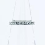 ティファニー TIFFANY&Co. ハーフエタニティ リング プラチナ 指輪 メレダイヤ リング 10号 Pt950 ダイヤモンド レディース 中古 ラッピング可