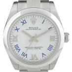 ロレックス ROLEX オイスターパーペチュアル 177200 腕時計 SS 自動巻き ホワイト ボーイズ 中古 ラッピング可