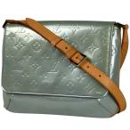 ルイ・ヴィトン Louis Vuitton トンプソン ストリート エナメル ショルダーバッグ モノグラムヴェルニ ベビーブルー M91009 レディース 中古