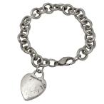 ティファニー TIFFANY&Co. ハートタグ チェーン ブレスレット ブレスレット シルバー925 シルバー レディース 中古