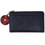 ルイ・ヴィトン Louis Vuitton ポルト カルト ジップ コインケース モノグラムアンプラント マリーヌルージュ(ネイビー) M68338 レディース 中古
