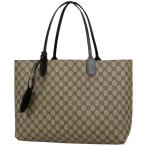 グッチ GUCCI GG柄 トートバッグ ショルダーバッグ リバーシブル トートバッグ コーティングキャンバス ベージュ ブラック 368568 レディース 中古
