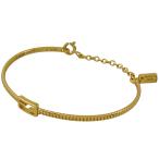 フェンディ FENDI バゲット ブレスレット FFバゲットモチーフ ズッカ ブレスレット GP ゴールド レディース 中古