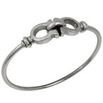  Salvatore Ferragamo Salvatore Ferragamo gun chi-ni браслет рука колесо браслет серебряный металлизированный серебряный женский б/у 