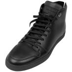 ルイ・ヴィトン Louis Vuitton ロゴ スニーカー ハイカット バッグジップ 靴 スニーカー ダミエグラフィット レザー ブラック メンズ 中古