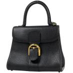 デルヴォー DELVAUX ブリヨン ハンドバッグ 手提げ ハンドバッグ レザー ブラック レディース 中古