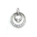 メレダイヤ ペンダントトップ プラチナ ペンダントトップ Pt900 ダイヤモンド レディース 中古