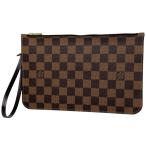 ルイ・ヴィトン Louis Vuitton ネヴァーフル 付属ポーチ アクセサリーポーチ ダミエ ブラウン レディース 中古