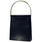 カルティエ CARTIER トリニティ ハンドバッグ ハンドバッグ レザー ブラック レディース 中古