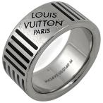 ルイ・ヴィトン Louis Vuitton バーグ ダミエカラーズ 指輪 リング 18.5号 メタル シルバー メンズ 中古