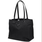 プラダ PRADA ロゴプレート トートバッグ ハンドバッグ トートバッグ ナイロン ネロ(ブラック) レディース 中古