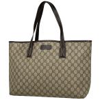 グッチ GUCCI GG柄 トートバッグ ショルダーバッグ トートバッグ コーティングキャンバス ブラウン 211137 レディース 中古