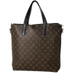 ルイ・ヴィトン Louis Vuitton キタン ハンドバッグ トートバッグ モノグラムマカサー ブラウン ノワール(ブラック) M40388 メンズ 中古