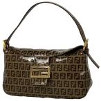フェンディ FENDI ズッキーノ柄 ショルダーバッグ ワンショルダー ハンドバッグ ショルダーバッグ コーティングキャンバス ブラウン 26725 レディース 中古