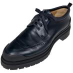  Hermes HERMES гонки выше Loafer толщина низ бизнес обувь Loafer кожа темно-синий мужской б/у 