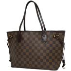 ルイ・ヴィトン Louis Vuitton ネヴァーフル PM ハンドバッグ ショッピング トートバッグ ダミエ ブラウン N51109 レディース 中古