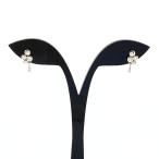 メレダイヤ デザインピアス プラチナ ピアス Pt900 ダイヤモンド レディース 中古