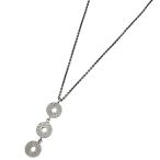 ティファニー TIFFANY&Co. スリードロップ サークル ネックレス 1837 ネックレス シルバー925 シルバー レディース 中古