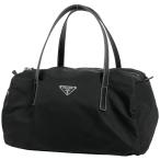 プラダ PRADA ロゴプレート ハンドバッグ ハンドバッグ ナイロン ネロ(ブラック) BR2394 レディース 中古