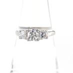 ショッピングダイヤモンド メレダイヤ デザインリング プラチナ 指輪 リング 11号 Pt900 ダイヤモンド レディース 中古