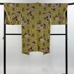  перо тканый длина 105cm длина рукава 66.5cm M. лен. лист .. зеленый чай цвет натуральный шелк замечательная вещь б/у 