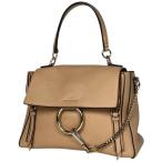 ショッピングchloe クロエ Chloe フェイ デイ ハンドバッグ 2WAY ショルダーバッグ ハンドバッグ レザー ベージュ レディース 中古