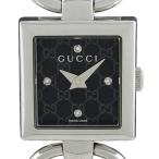 保証書 グッチ GUCCI トルナヴォーニ 120/YA120507 腕時計 SS クォーツ ブラック レディース 中古