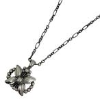 ジョージジェンセン Georg Jensen デザイン ネックレス フラワーモチーフ エーデルワイス 1998 ネックレス シルバー925 シルバー レディース 中古