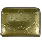 ショッピングヴェルニ ルイ・ヴィトン Louis Vuitton ジッピー コインパース ラウンドファスナー カードケース モノグラムヴェルニ ヴェールブロンズ M93052 レディース 中古