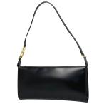 サルヴァトーレフェラガモ Salvatore Ferragamo ガンチーニ ショルダーバッグ ハンドバッグ ショルダーバッグ レザー ブラック 2306 レディース 中古