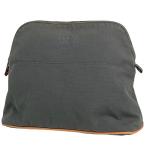  Hermes HERMES Bolide сумка GM H Logo дорожная сумка косметичка парусина серый женский б/у 