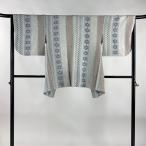  перо тканый длина 80.5cm длина рукава 65cm M лен. лист наклонный .. диафрагмирования пепел белый натуральный шелк превосходящий товар б/у 