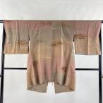  верхняя одежда длина 90cm длина рукава 65cm M японский костюм пальто .. есть . bokashi незначительный маленький бобы натуральный шелк превосходящий товар б/у 