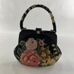  традиционная японская сумка название товар бисер сумка формальный . цветок чёрный бисер аксессуары для кимоно б/у 