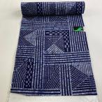  ткань super товар мужчина кимоно юката геометрический рисунок темно синий хлопок б/у 