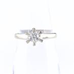 ショッピングused ダイヤモンド デザインリング プラチナ 指輪 リング 11号 Pt900 ダイヤモンド レディース 中古