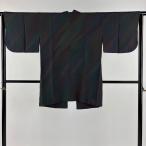  прекрасный товар верхняя одежда длина 84.5cm длина рукава 63.5cm S японский костюм пальто .. земля . чай фиолетовый натуральный шелк превосходящий товар б/у 