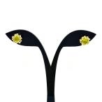 ティファニー TIFFANY&Co. ペリドット デザインピアス YG イエローゴールド ピアス 750 ペリドット レディース 中古