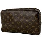 ルイ・ヴィトン Louis Vuitton トゥルース トワレット 28 メイク コスメ セカンドバッグ 化粧ポーチ モノグラム ブラウン M47522 レディース 中古