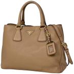 プラダ PRADA ロゴ ハンドバッグ 2WAY ショルダーバッグ ハンドバッグ レザー ブラウン BN2579 レディース 中古