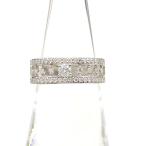 ショッピングダイヤモンド 状態良好 メレダイヤ リング プラチナ 指輪 11号 Pt900 ダイヤモンド レディース 中古