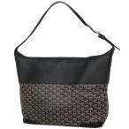 ショッピングゴヤール ゴヤール GOYARD グレナディン ワンショルダー 肩掛け ショルダーバッグ コーティングキャンバス ブラック レディース 中古
