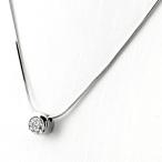 ダイヤモンド デザインネックレス プラチナ ペンダント ネックレス Pt900 Pt850 ダイヤモンド レディース 中古