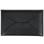  Hermes HERMESembe трос карта inserting чехол для пропуска футляр для карточек кожа черный женский б/у 