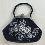  традиционная японская сумка название товар бисер сумка формальный .. бисер темно-синий цвет бисер аксессуары для кимоно б/у 