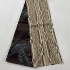 ショッピング浴衣 帯 美品 半幅帯 秀品 やまと 幾何学模様 金糸 ベージュ 正絹 中古