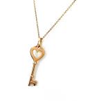 ショッピングティファニー ティファニー TIFFANY&Co. キーモチーフ デザインネックレス PG ピンクゴールド YG イエローゴールド ペンダント ネックレス 750 レディース 中古