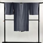  прекрасный товар верхняя одежда длина 109cm длина рукава 69.5cm L японский костюм пальто . сток длина bokashi синий серый натуральный шелк замечательная вещь б/у 